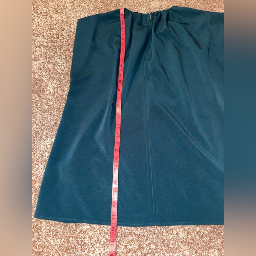 Express Teal Women's Pants 14 short and matching Top (large) Set - Picture 12 of 14